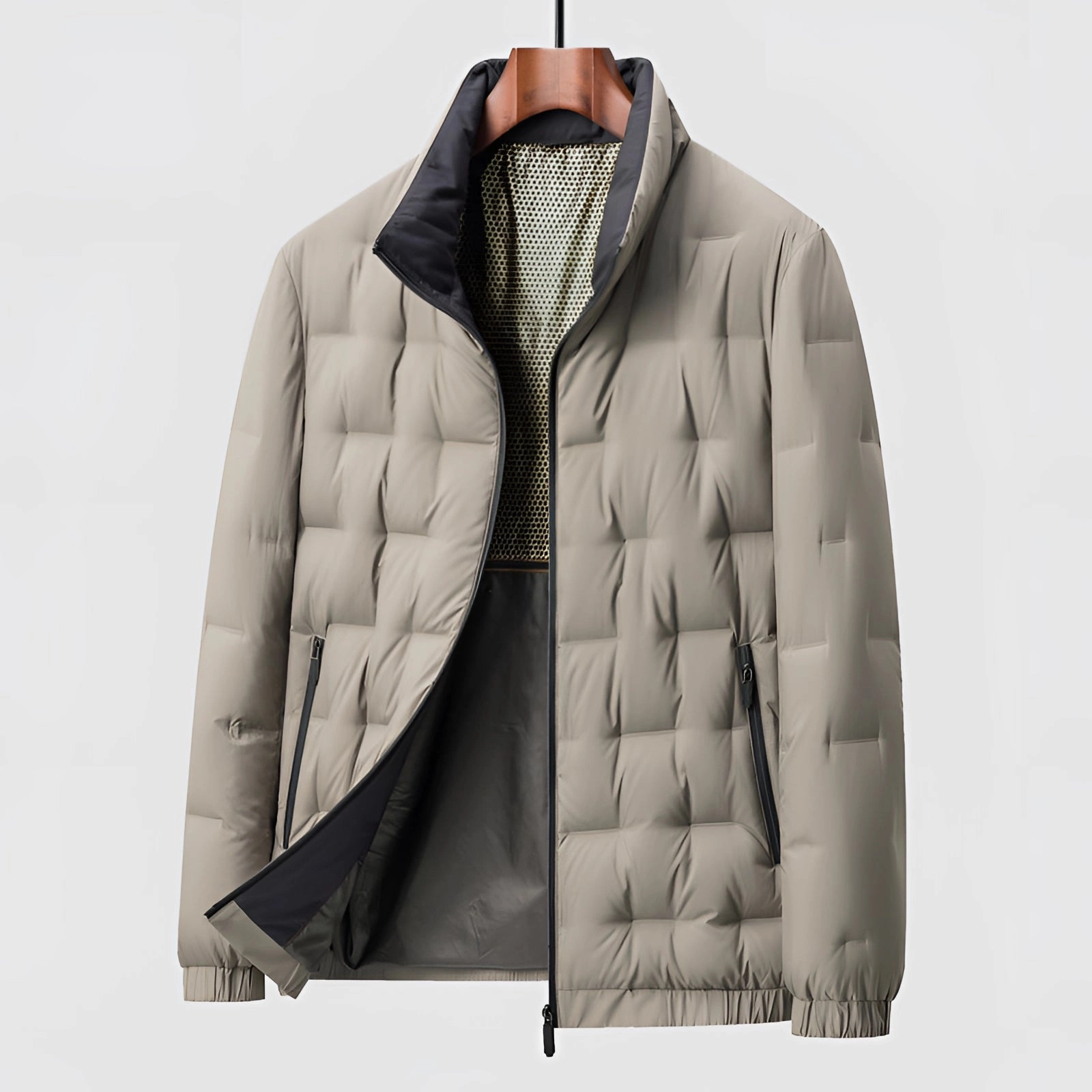 Men's Quilted Insulated Lightweight Windproof Winter Jacket