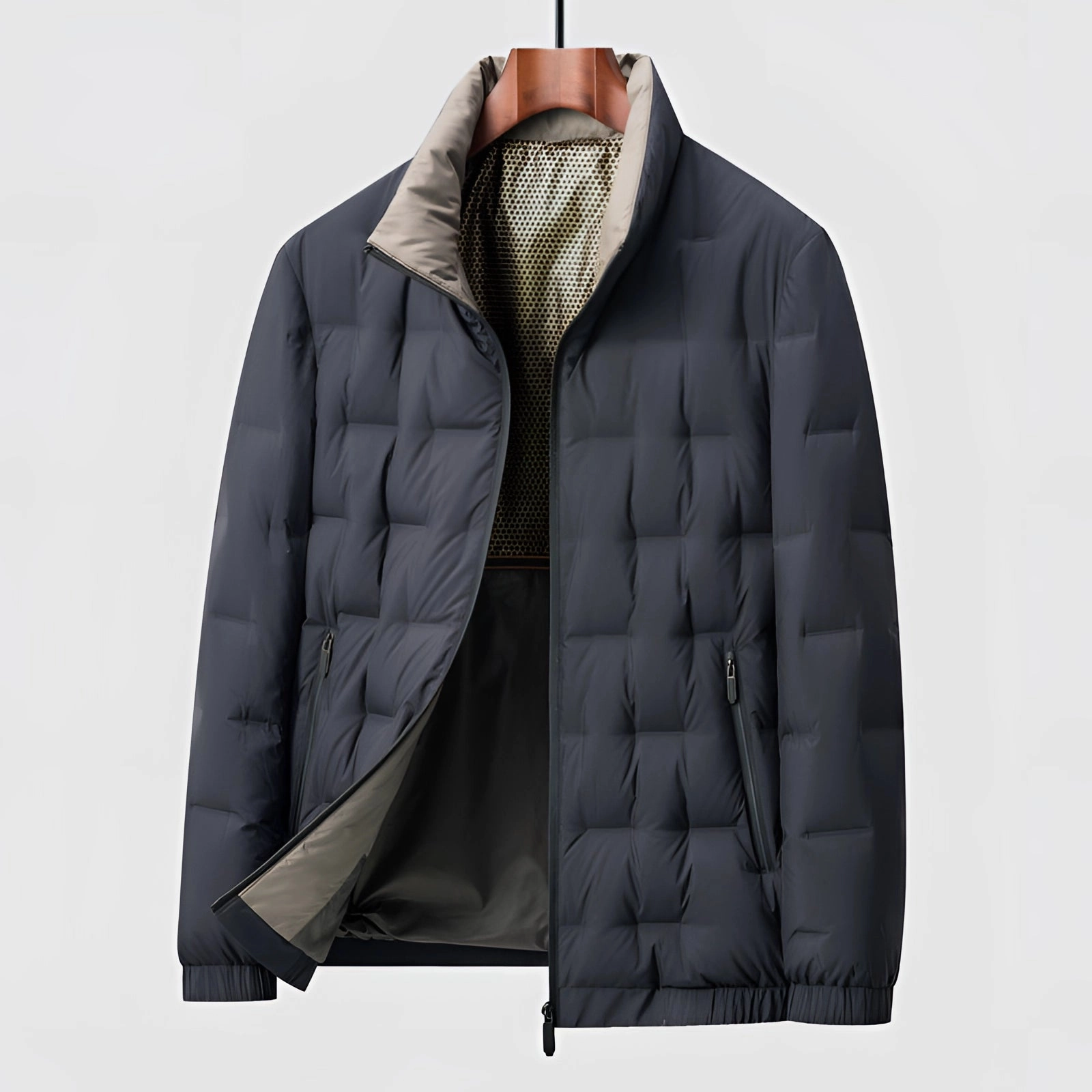 Men's Quilted Insulated Lightweight Windproof Winter Jacket
