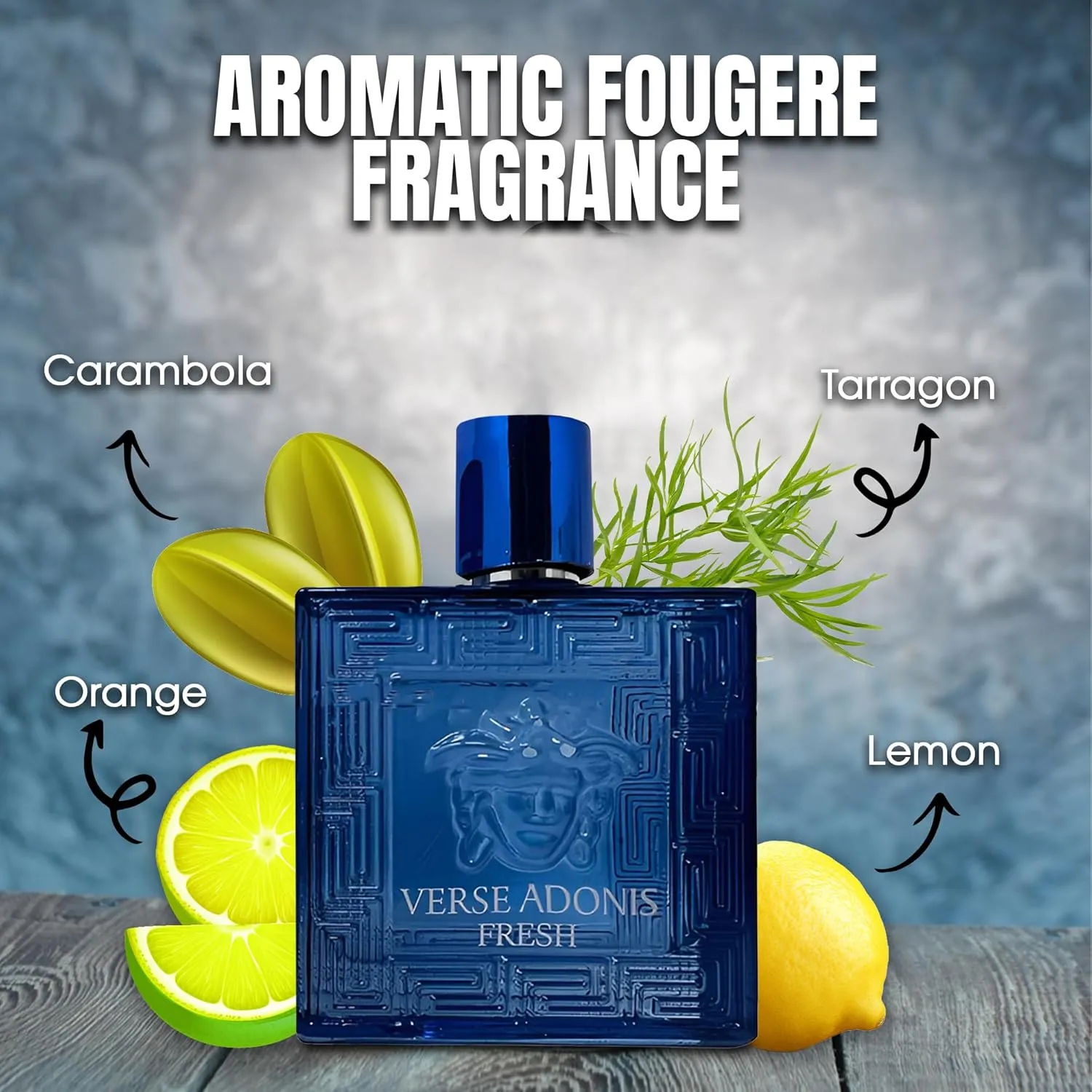Men's Cologne Set SavageExt&Verse Adonis Fresh Eau De Toilette for Male Wonderful Scent Perfume for Men 3.4 Fl Oz Each Elegant Natural Spray Bottle For Daily Used