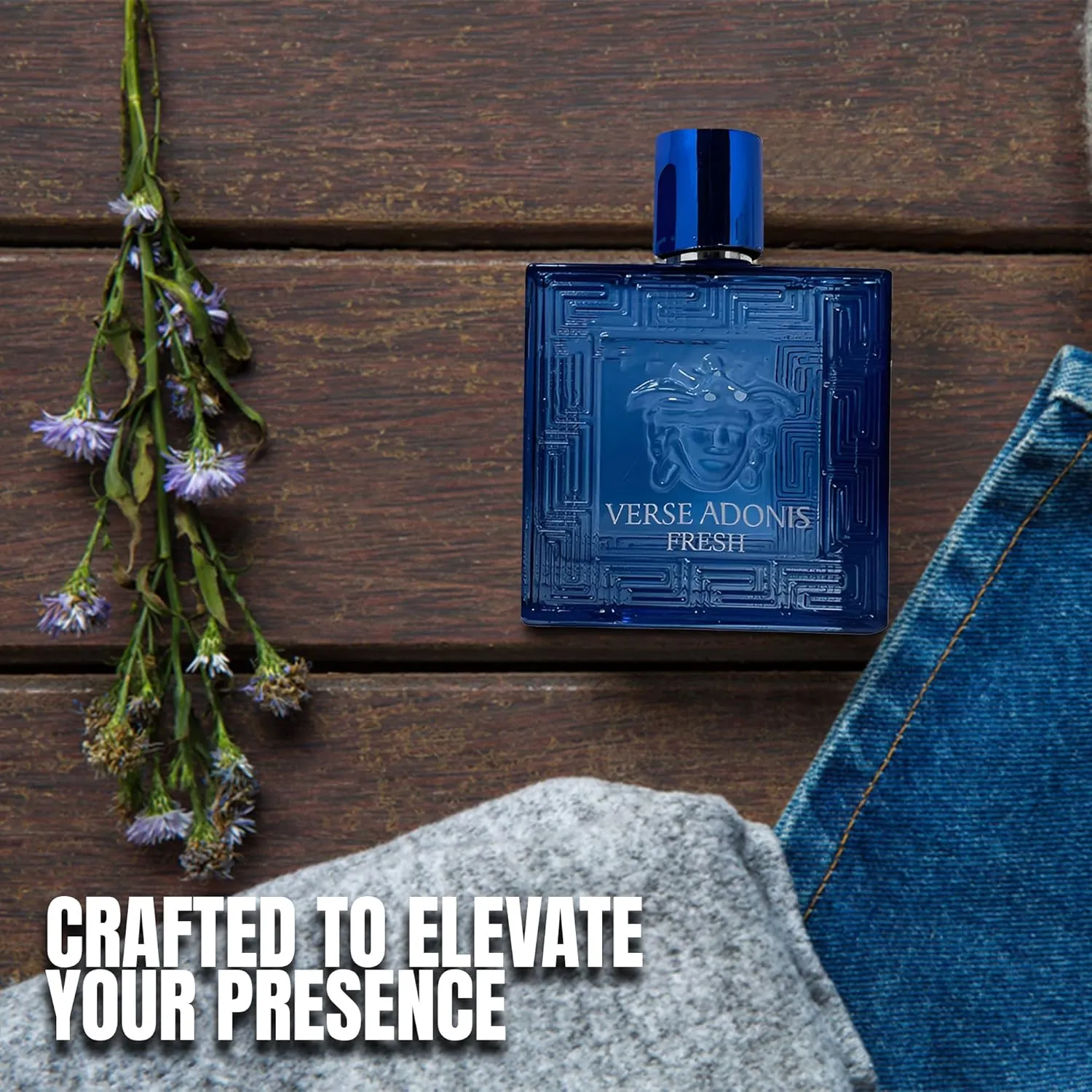 Men's Cologne Set SavageExt&Verse Adonis Fresh Eau De Toilette for Male Wonderful Scent Perfume for Men 3.4 Fl Oz Each Elegant Natural Spray Bottle For Daily Used