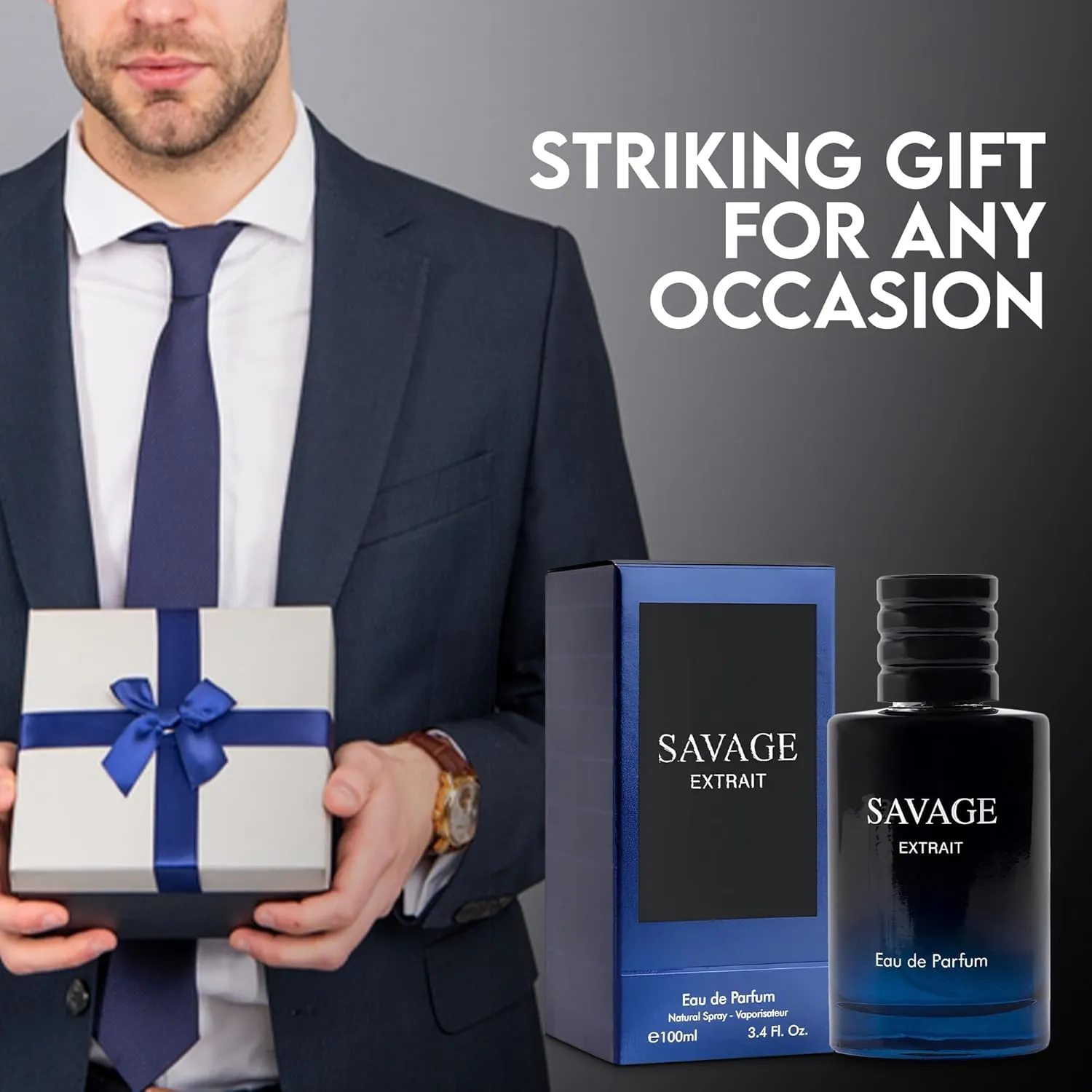 Men's Cologne Set SavageExt&Verse Adonis Fresh Eau De Toilette for Male Wonderful Scent Perfume for Men 3.4 Fl Oz Each Elegant Natural Spray Bottle For Daily Used