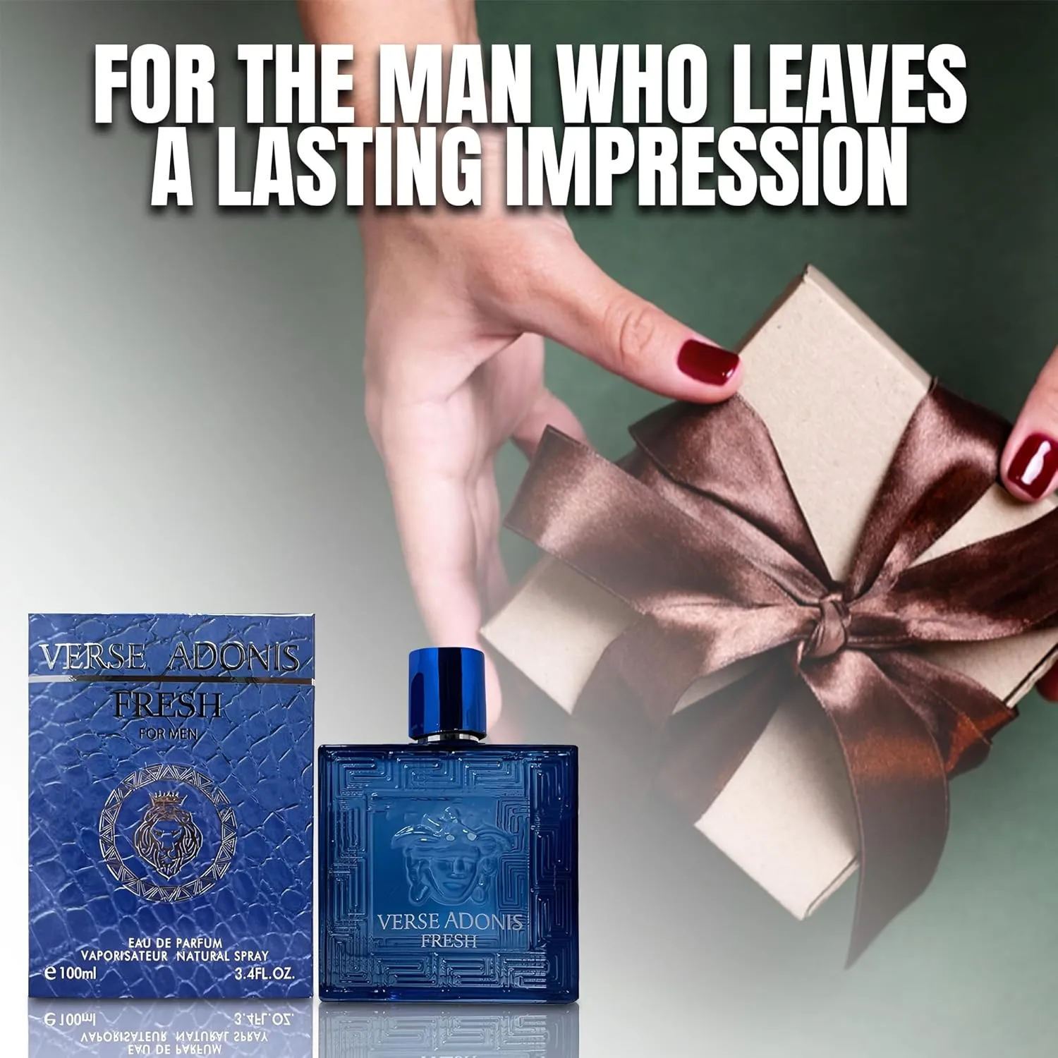 Men's Cologne Set SavageExt&Verse Adonis Fresh Eau De Toilette for Male Wonderful Scent Perfume for Men 3.4 Fl Oz Each Elegant Natural Spray Bottle For Daily Used