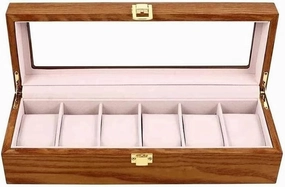 Mens Jewellery Box 1Pc Wooden Watch Storage Box Eco-Friendly Durable Practical Watch Case Watch Box Watch Display Box Watch Gift Box