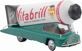 Metal Vehicles Toys 1:43 for Renault 2500 KG Vitabrill Conversion Car Hairspray Advertising Alloy Car Model Adult Toy