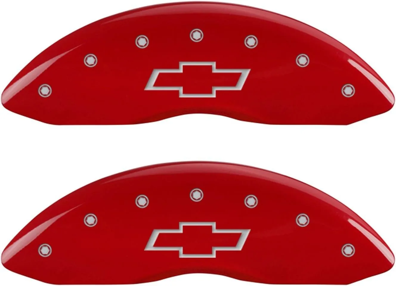 MGP Caliper Covers 2007-2014 Chevy Suburban/Tahoe/Avalanche - Front and Rear Set - Red