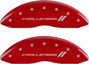 MGP Caliper Covers 2011-2023 Dodge Charger/Challenger - Front and Rear Set - Red