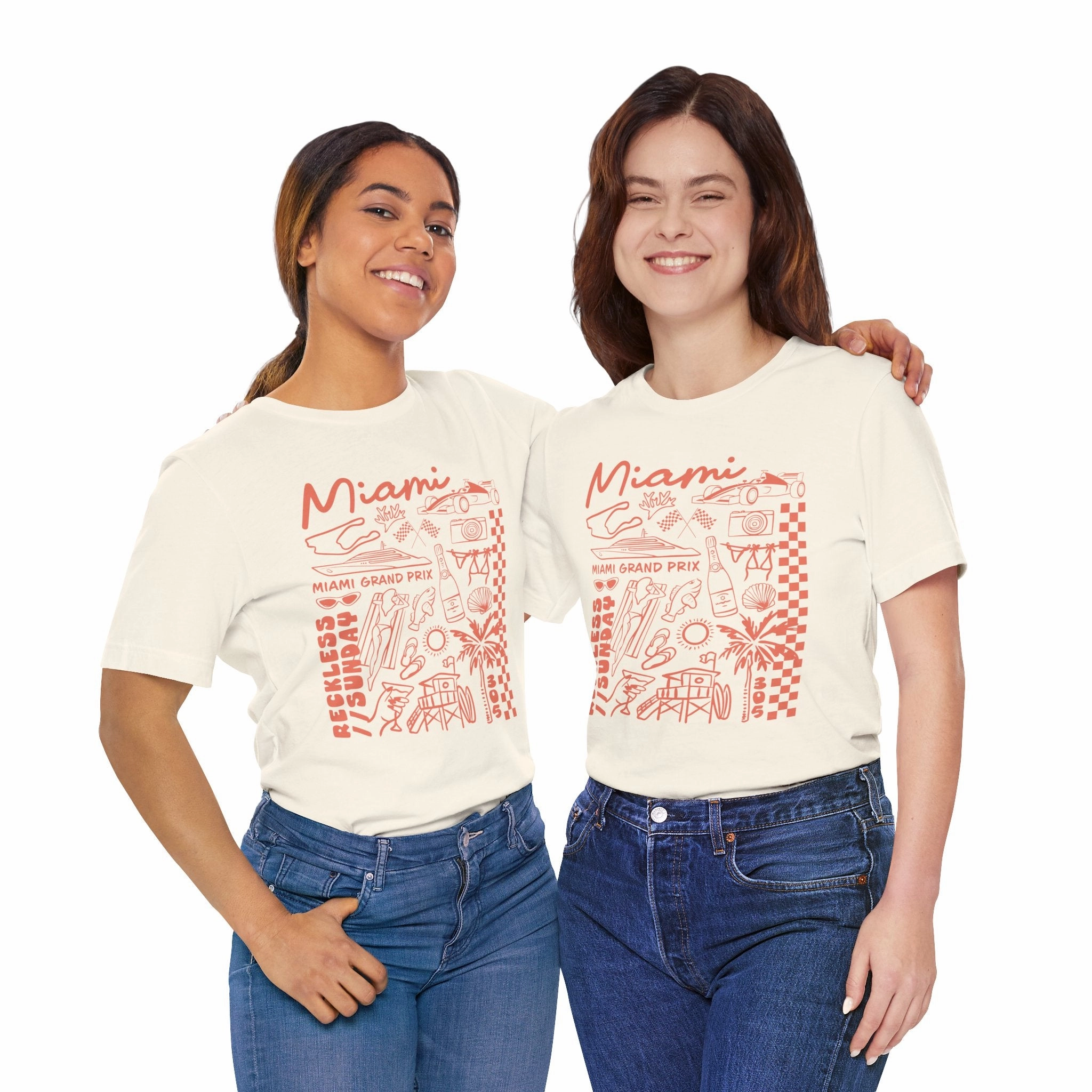 Miami Illustrated Series Lightweight T-Shirt