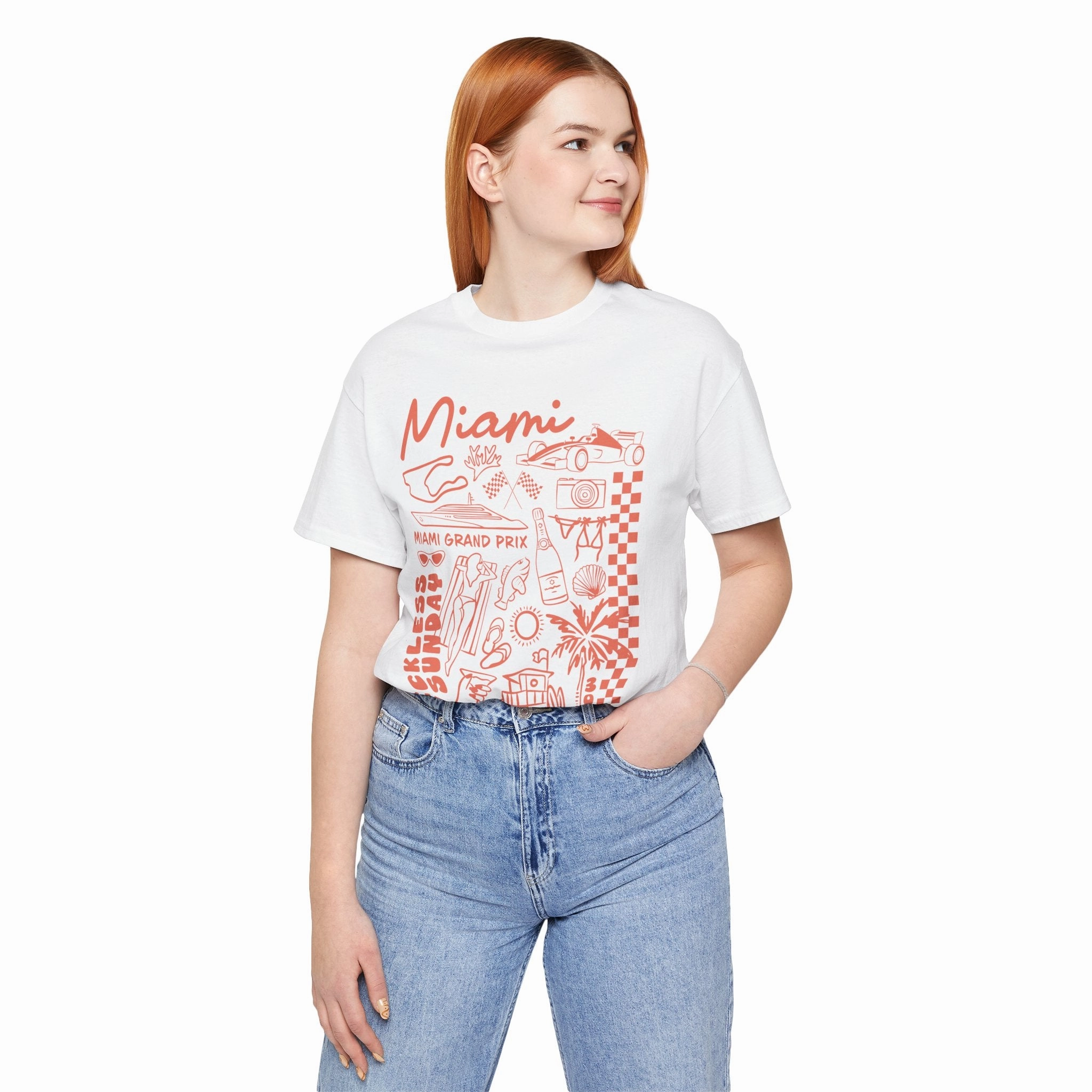 Miami Illustrated Series Lightweight T-Shirt