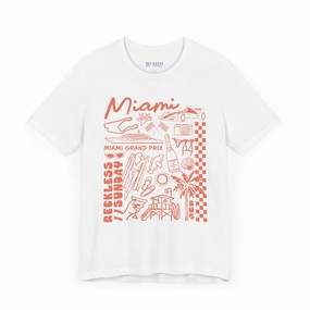 Miami Illustrated Series Lightweight T-Shirt