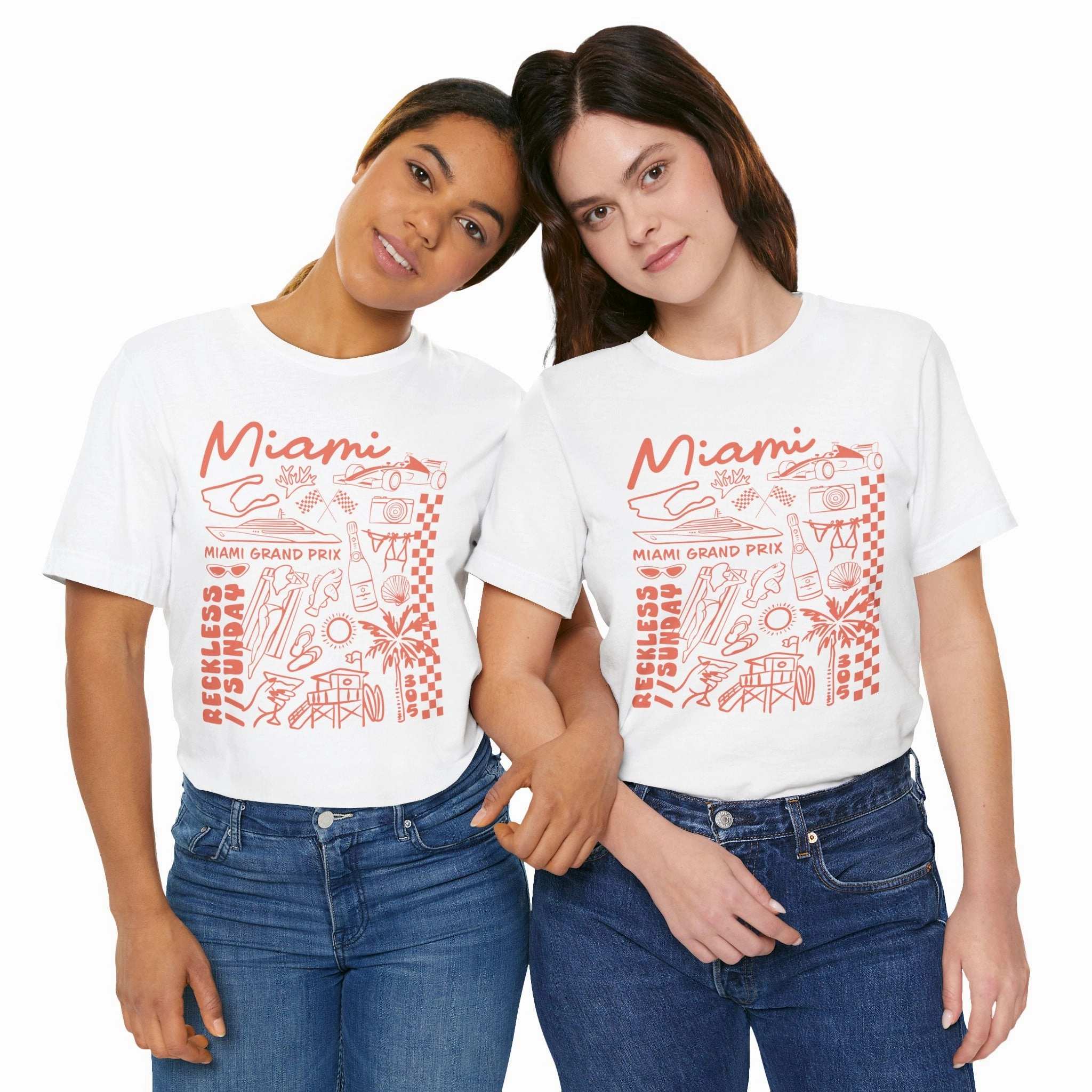 Miami Illustrated Series Lightweight T-Shirt