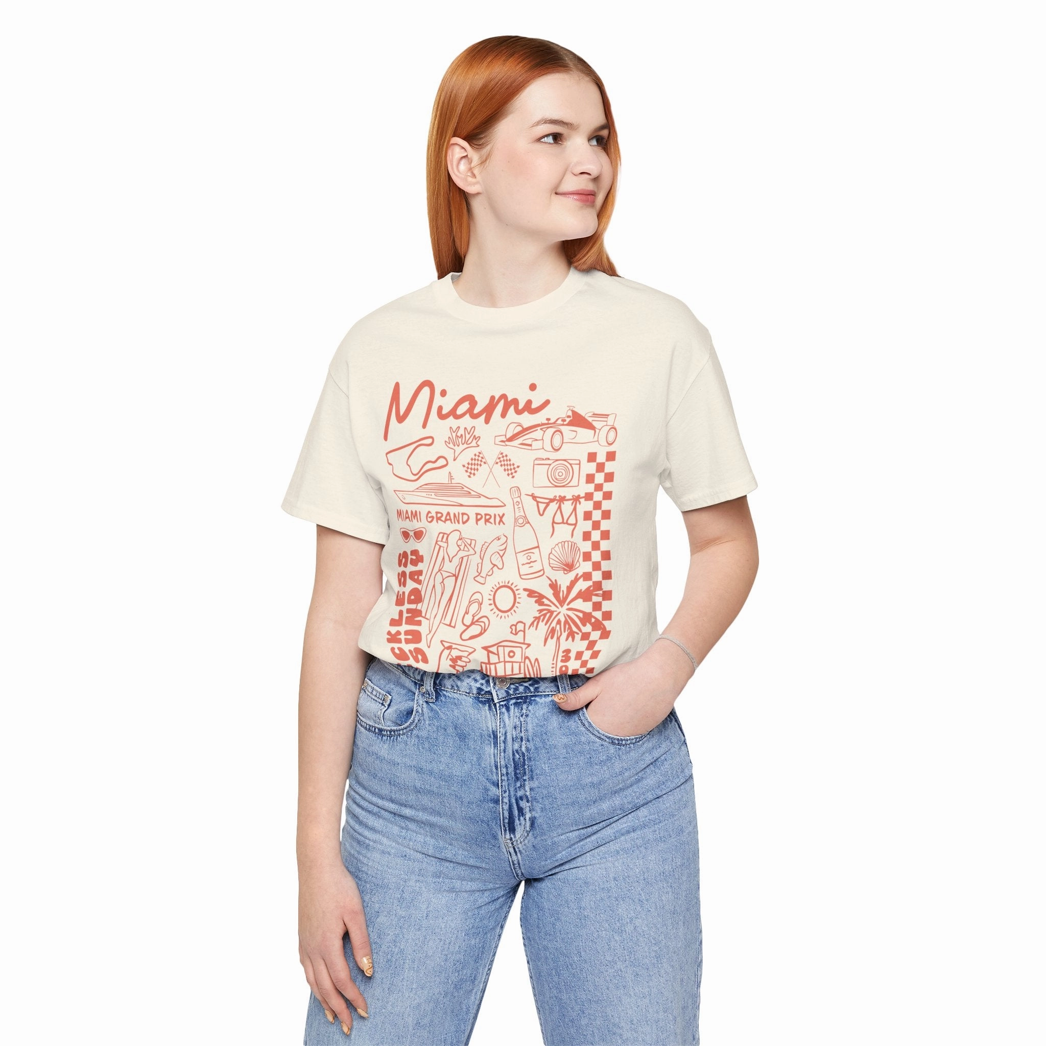 Miami Illustrated Series Lightweight T-Shirt