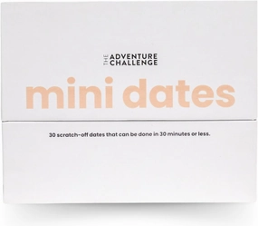 Mini Dates – Date Night Ideas for Busy Couples | 30 Meaningful Dates Under 30min | The Original Scratch-Off Date Night Game | Couples Gift