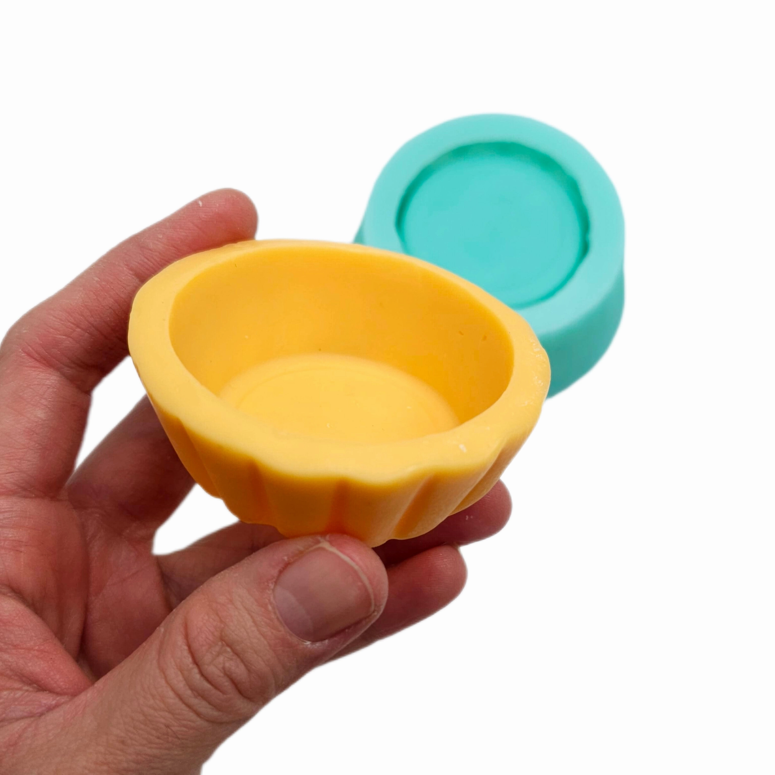 Mini pie crust realistic Tart crusts  great quality Wax mold Resin mold Soap mold Realistic Flexible mold