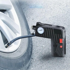Mini Wireless Car Tire Inflator - Portable Air Compressor