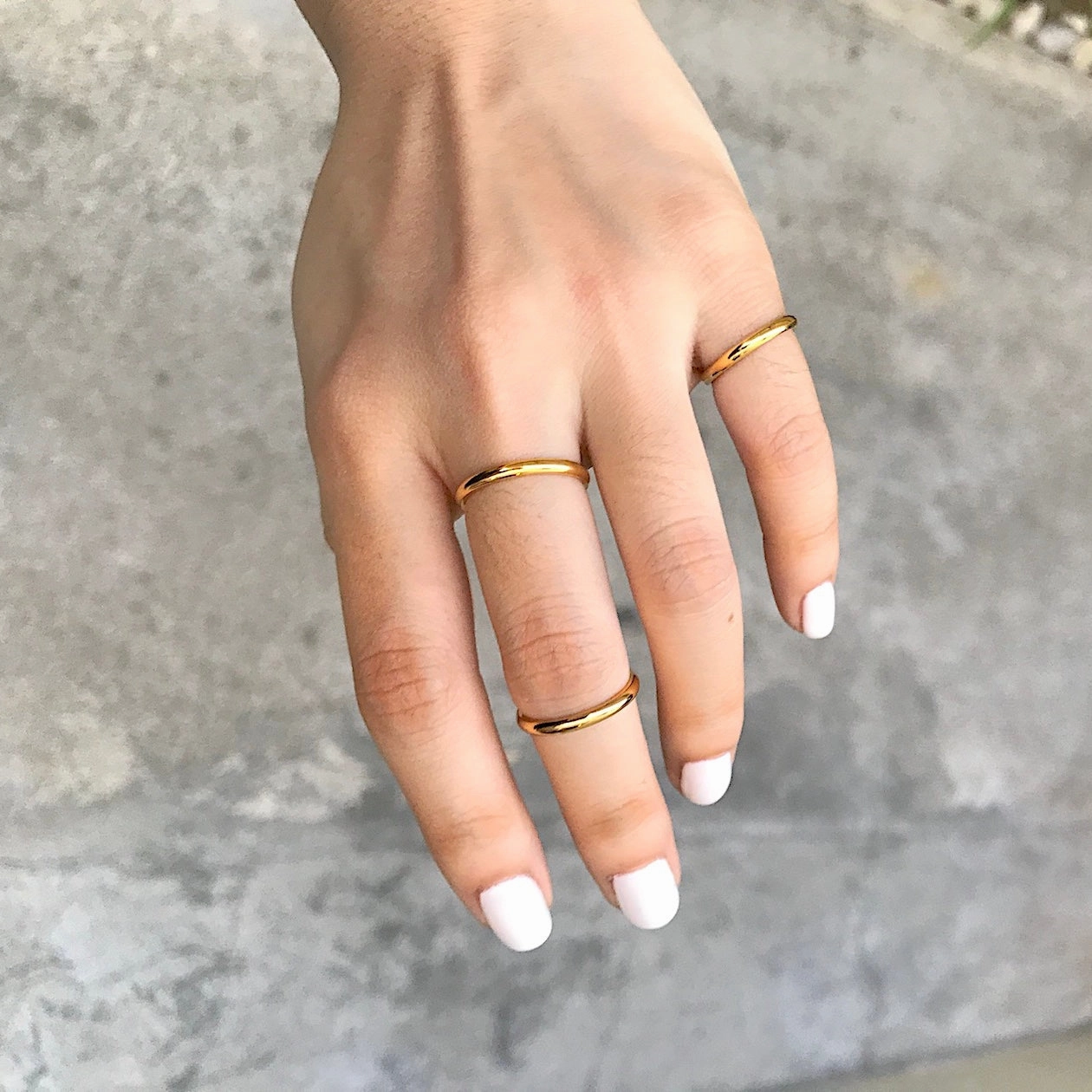 Minimalist Fine Steel Ring