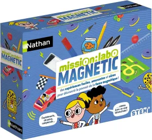 Mission Labo Magnetic Scientific and Educational Kit with Safe and Fun Experiences for Children from 6 Years, Multi-Colour, 31 x 7 x 22 cm