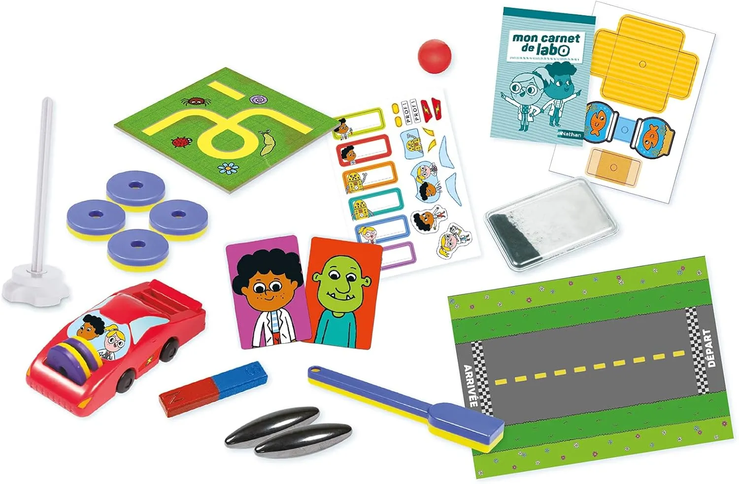 Mission Labo Magnetic Scientific and Educational Kit with Safe and Fun Experiences for Children from 6 Years, Multi-Colour, 31 x 7 x 22 cm
