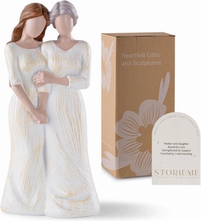 Mom Birthday Gifts from Daughter: Unique Moms Gift for Mothers Day Christmas Mother of The Bride Gifts Mother Daughter Figurines Statue