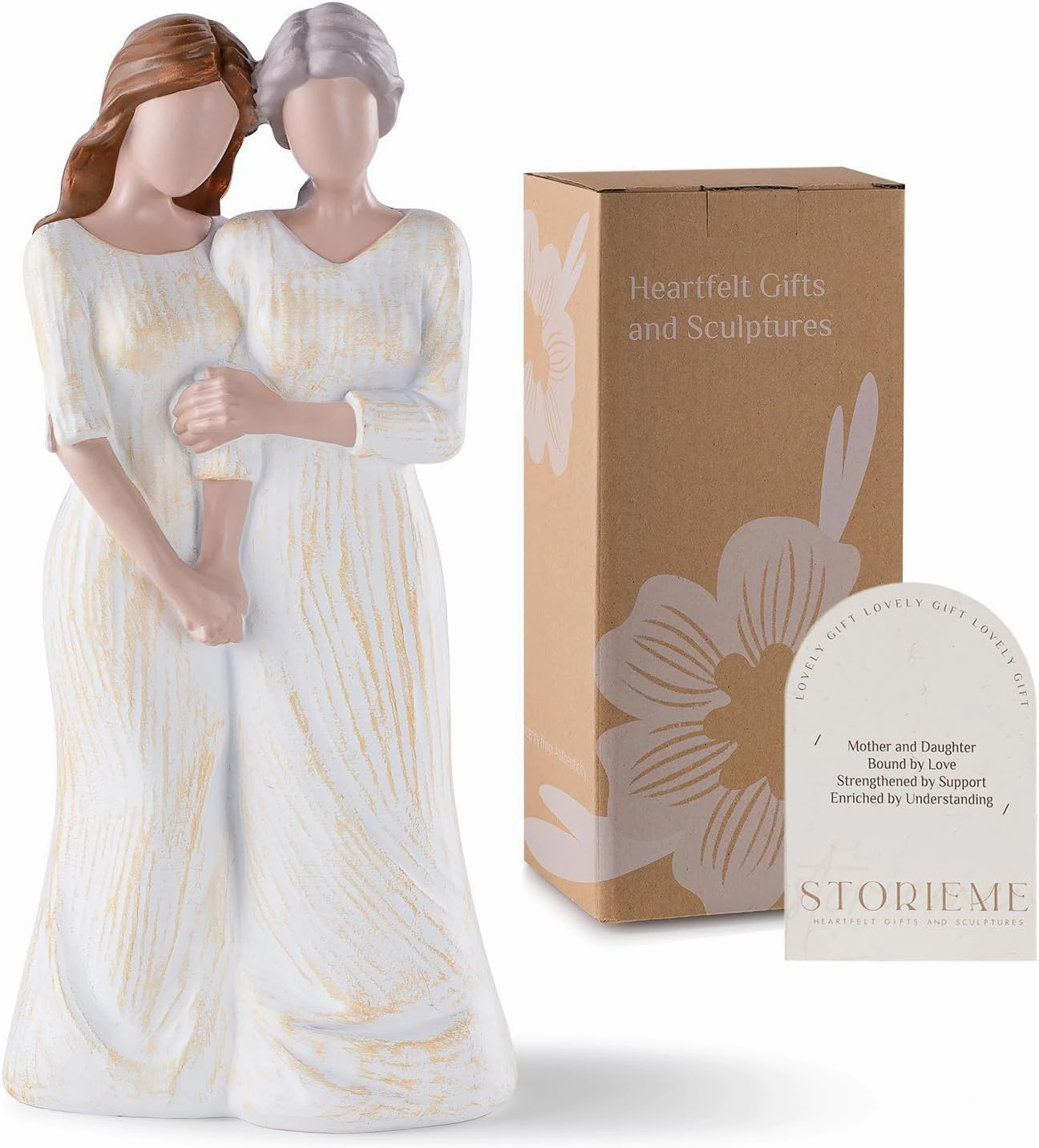 Mom Birthday Gifts from Daughter: Unique Moms Gift for Mothers Day Christmas Mother of The Bride Gifts Mother Daughter Figurines Statue