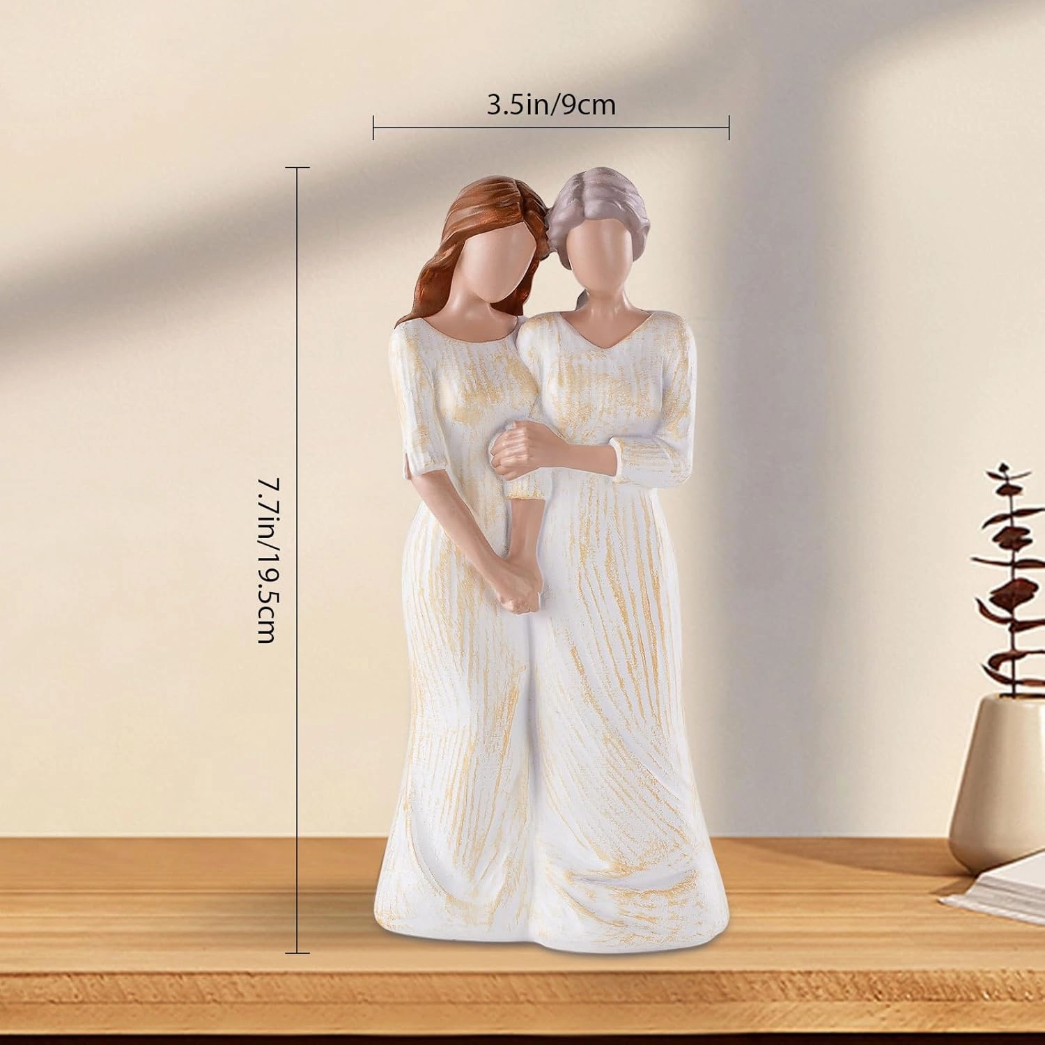 Mom Birthday Gifts from Daughter: Unique Moms Gift for Mothers Day Christmas Mother of The Bride Gifts Mother Daughter Figurines Statue