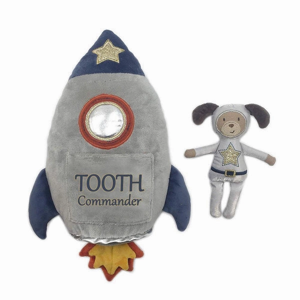 Mon Ami Spaceship Pillow and Doll Tooth Fairy Set