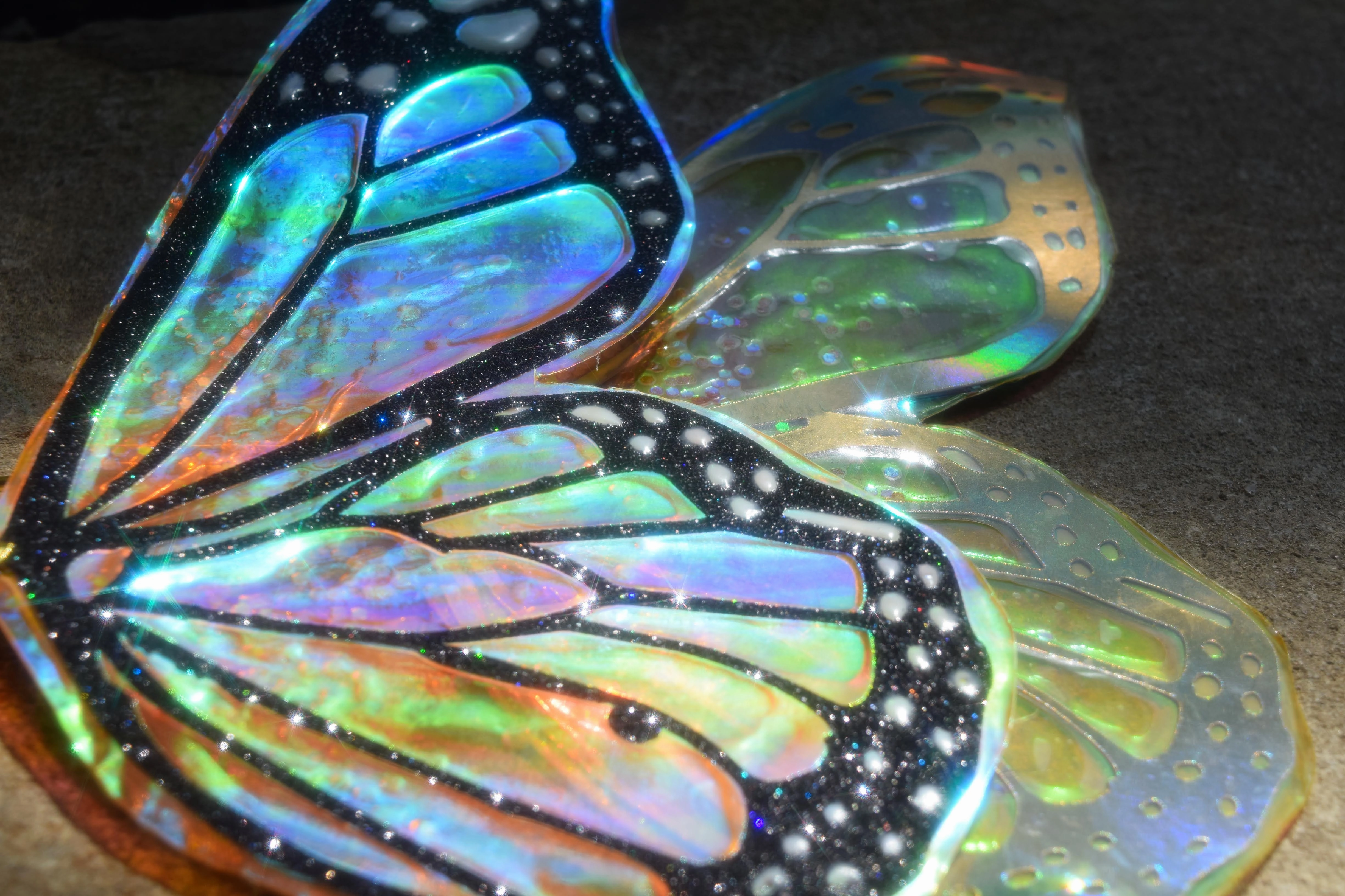Monarch Fairy Wing Hair Pins
