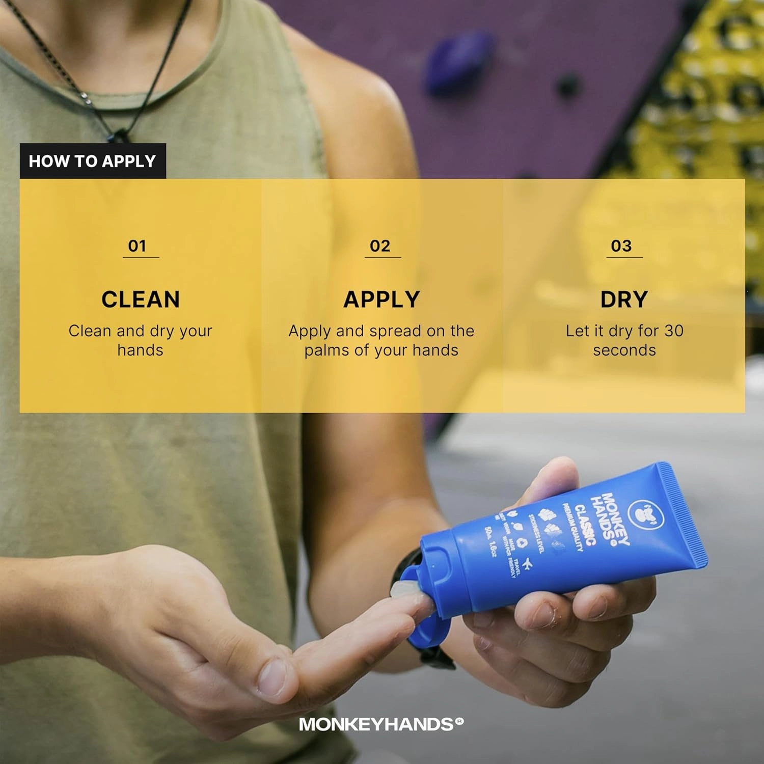 MonkeyHands Gel Grip Pole Dance, Calisthenics, Rings, Parkour, Gymnastics, Padel, Tennis and More - High Performance - Skin Friendly, Vegan