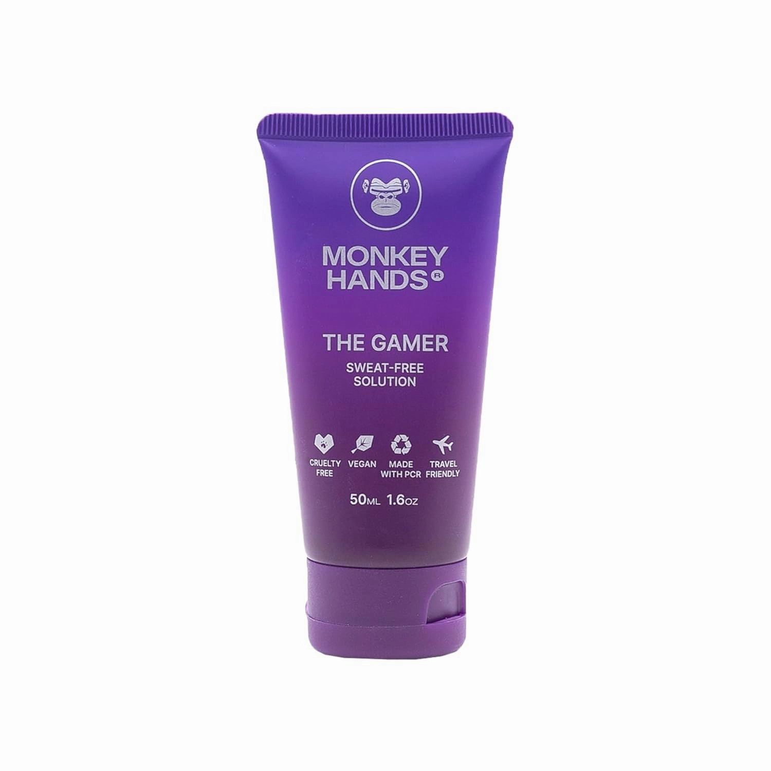 MonkeyHands “The Gamer” Grip gel - Antiperspirant especially designed for gamers - tested on gaming gears to keep them grease-free - stop sweating - non-greasy hand cream - 50ml