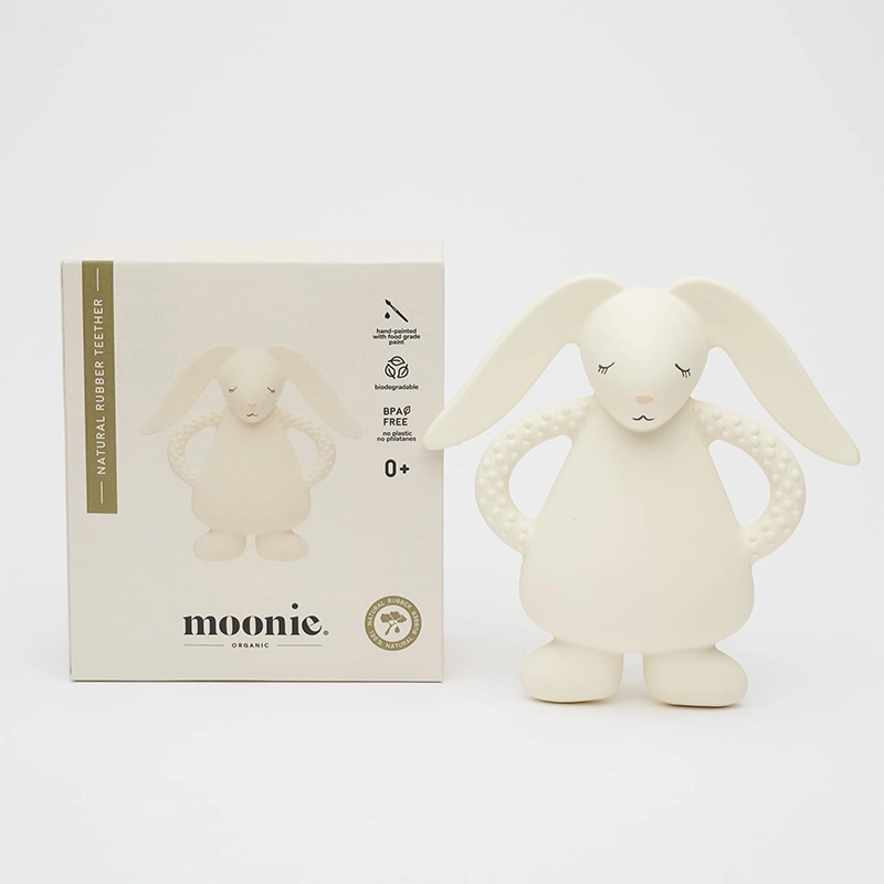 Moonie teething ring 'Natural' Cream