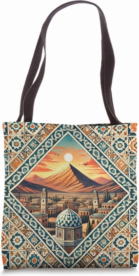 Moroccan Zellige Tile Moroccan Culture Heritage Morocco Tote Bag
