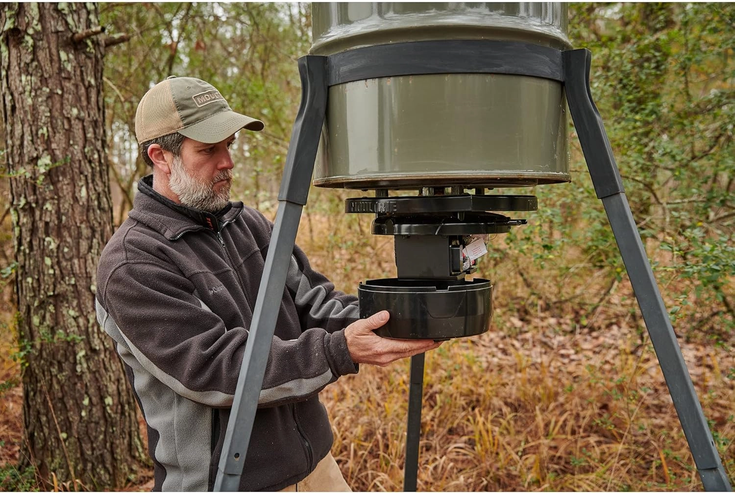 Moultrie 30-Gallon Super Pro Mag Tripod Game Feeder (Choose Model)