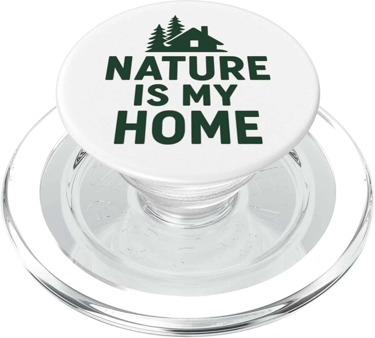 Nature Is My Home - Wild Sanctuary Design PopSockets PopGrip for MagSafe