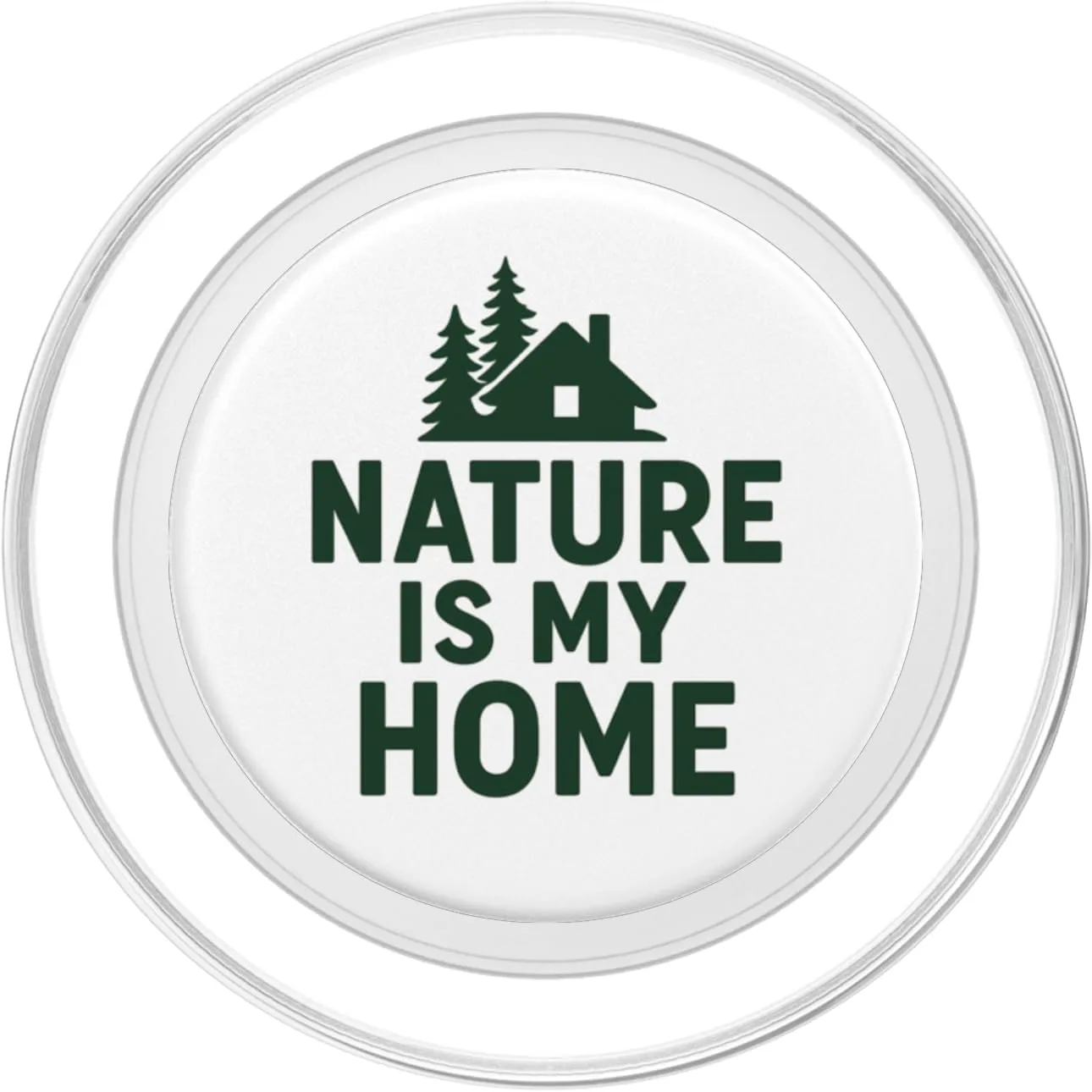 Nature Is My Home - Wild Sanctuary Design PopSockets PopGrip for MagSafe