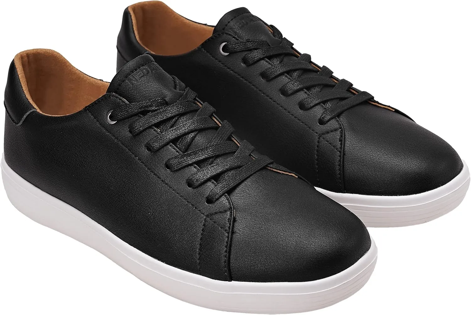 NEDAWM Mens Dress Sneakers Leather Casual Dress Shoes for Men Oxford Plantar Fasciitis Shoes for Heel Pain Relief