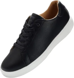NEDAWM Mens Dress Sneakers Leather Casual Dress Shoes for Men Oxford Plantar Fasciitis Shoes for Heel Pain Relief