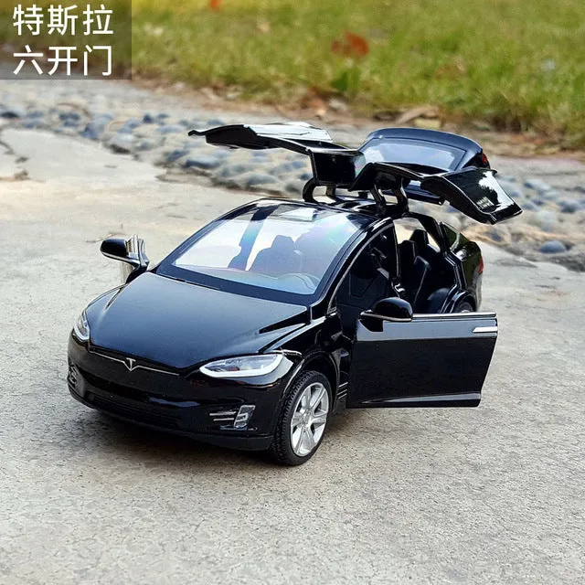 New 1:32 Tesla MODEL X Alloy Car Model Diecasts & Toy Vehicles Toy Cars Free Shipping Kid Toys For Children Gifts Boy Toy