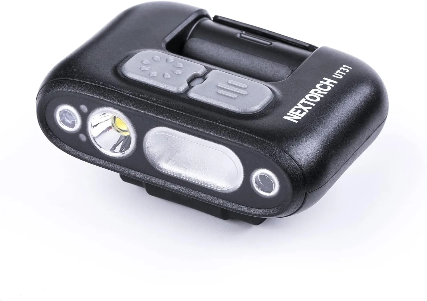 NEXTORCH Personal Safety Light Police Warning Shoulder Signal Light USB Rechargable LED Flashling Safety Clip Lamp for Outdoor Rescue,Emergency,Traffic Guidance,Police patrols,Cycling,Night Run(UT31)