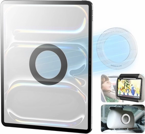 Nillkin iPad Magnetic Wall Mount for iPad Pro, Air, Mini, 7.9-14" Tablet Kindle Holder for Car Headrest Backseat, Kitchen, Bathroom, Gym, Bedroom, Fridge (White)