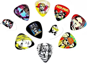 Nirvana | Kurt Cobain Guitar Picks (10 picks in a pack)