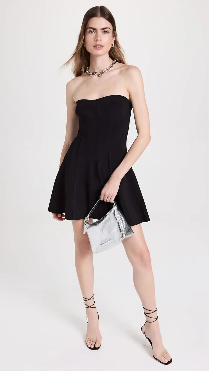 Norma Kamali Women's Strapless Grace Mini Dress