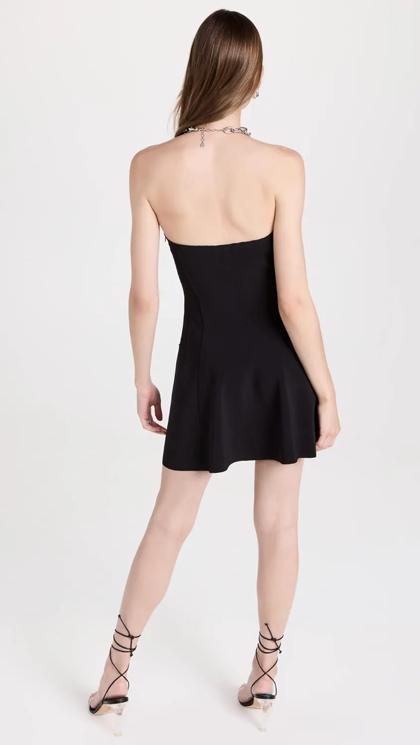 Norma Kamali Women's Strapless Grace Mini Dress