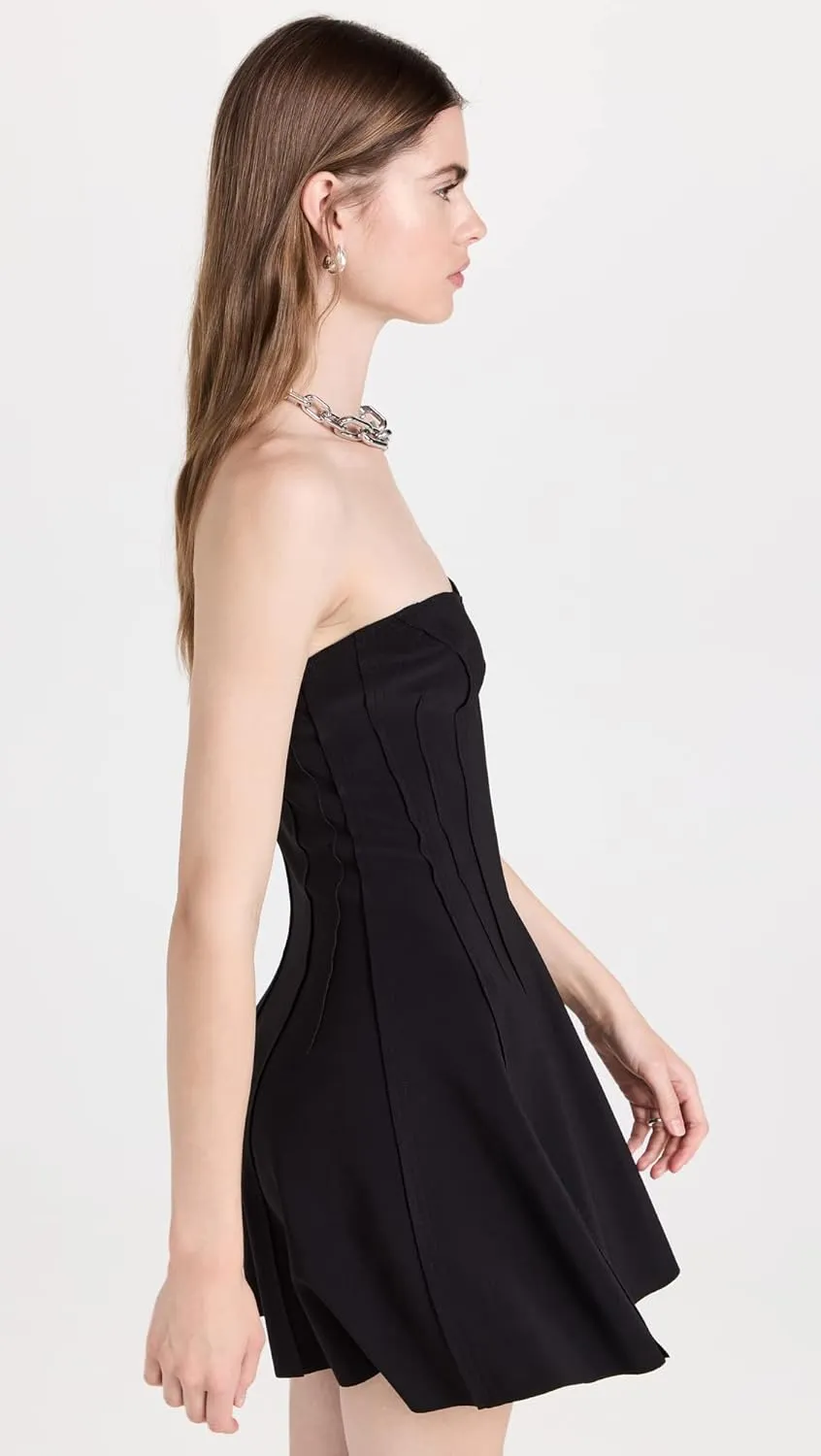 Norma Kamali Women's Strapless Grace Mini Dress
