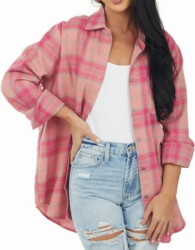 NUOREEL Women Corduroy Shirts Casual Long Sleeve Button Down Blouses Top