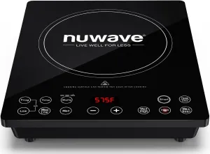 Nuwave Pro Chef Induction Cooktop, NSF-Certified, Commercial-Grade, Portable, Powerful 1800W, Large 8” Heating Coil, 94 Temp Settings 100°F - 575°F in 5°F, Shatter-Proof Ceramic Glass Surface