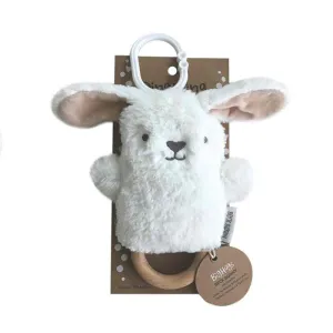 OB Designs - Dingaring Teething Rattle - Beck Bunny Cream
