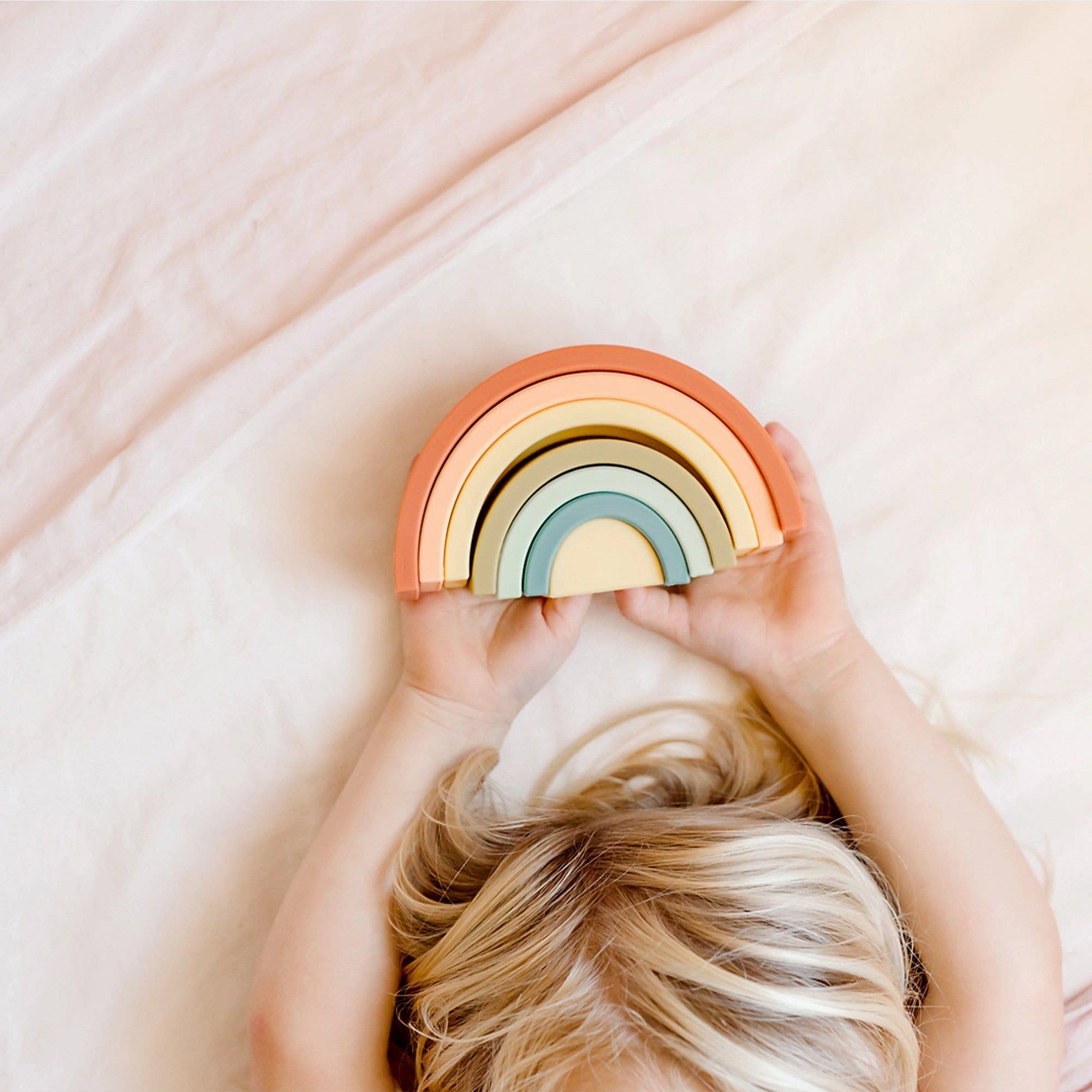 OB Australia - Silicone Rainbow Stacker | Cherry