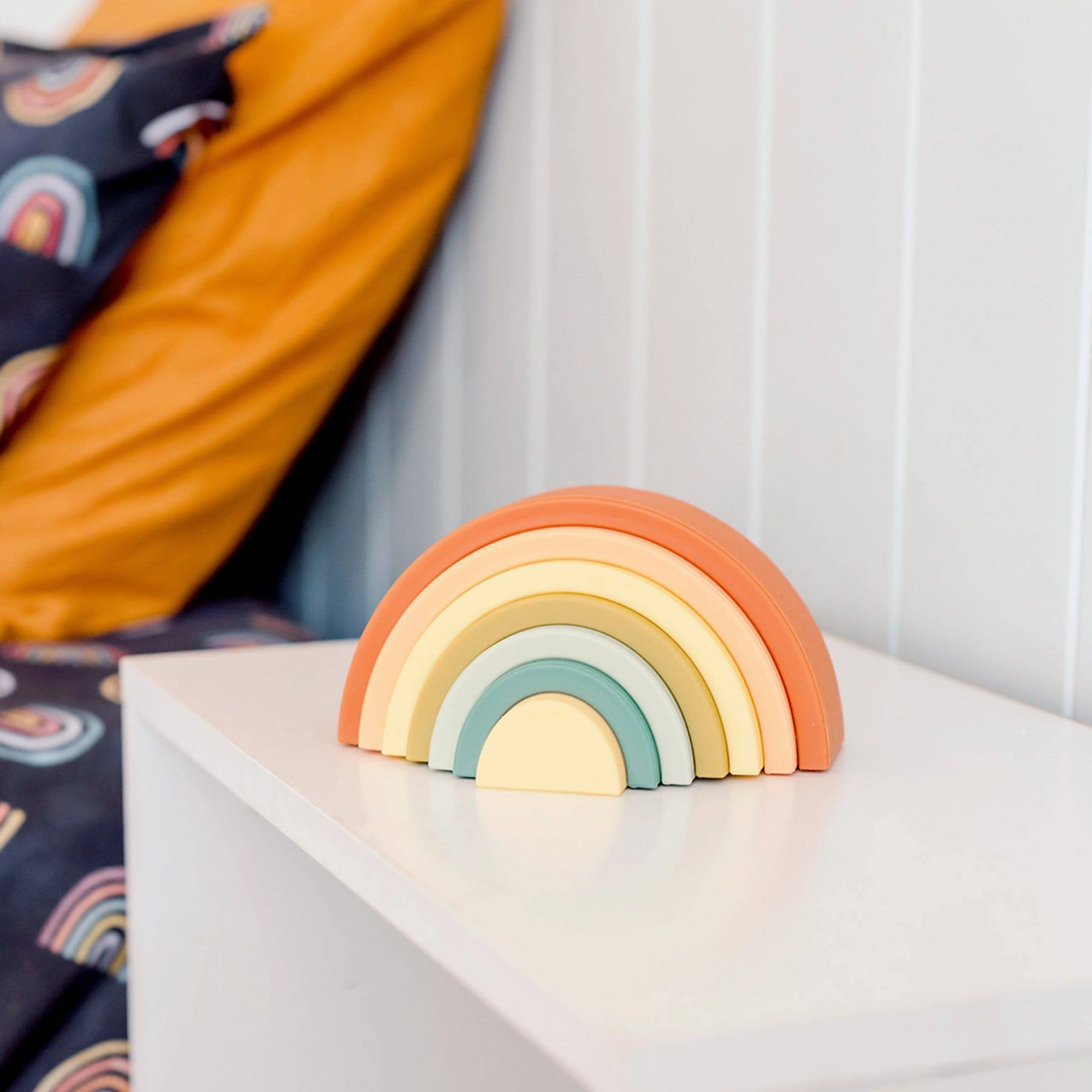 OB Australia - Silicone Rainbow Stacker | Cherry