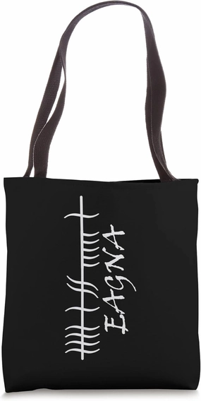 Ogham Tree - Eagna - Wisdom Word Tote Bag