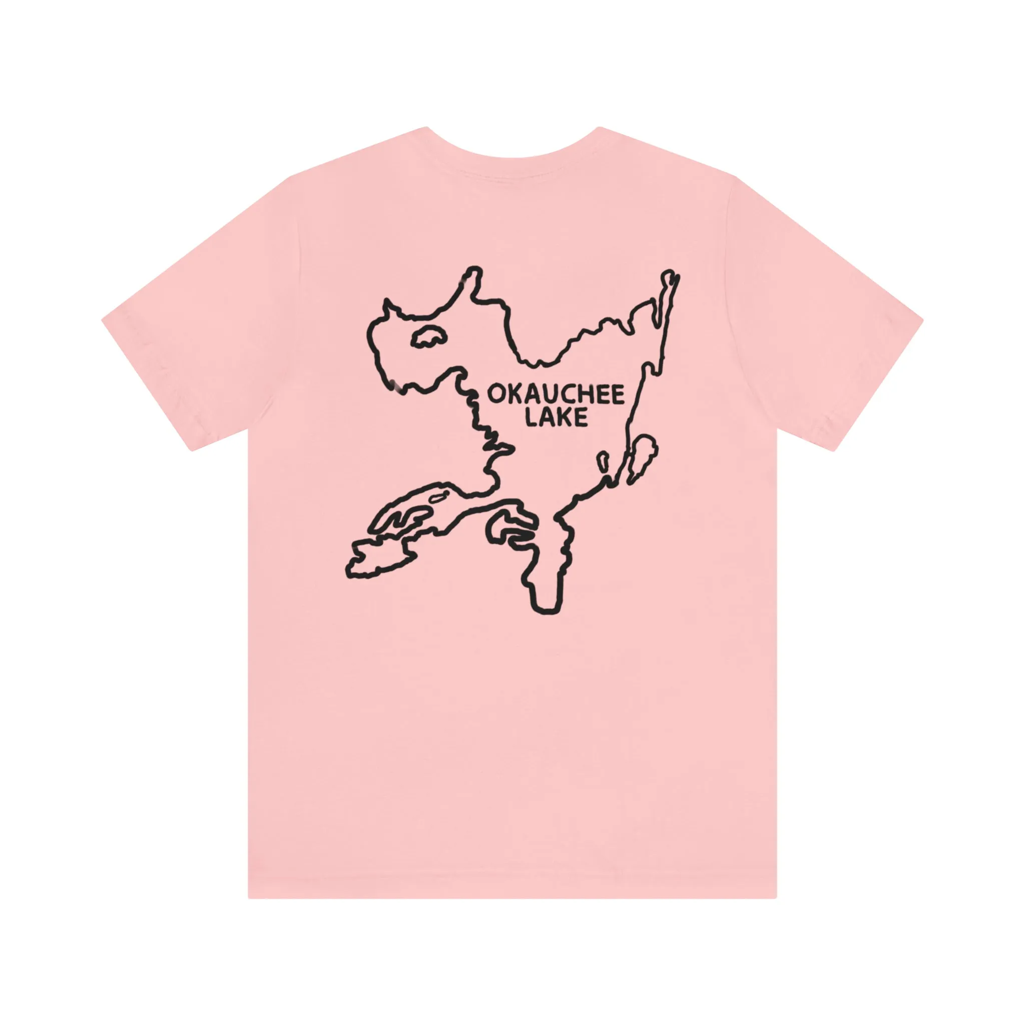 Okauchee Lake, Malibu Wakesetter - Unisex Lightweight Short Sleeve Tee