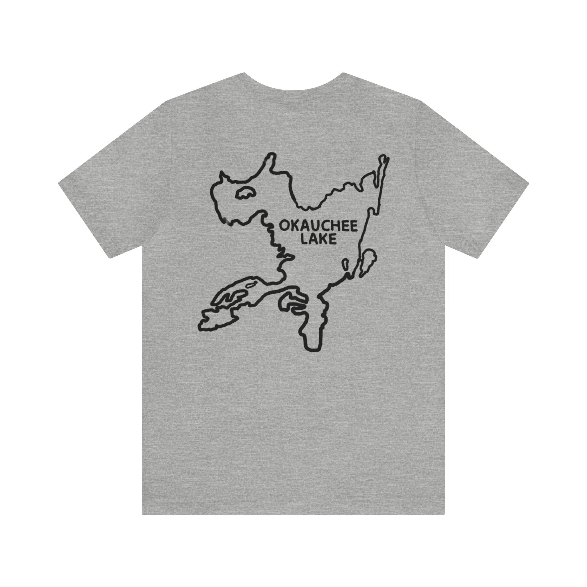 Okauchee Lake, Malibu Wakesetter - Unisex Lightweight Short Sleeve Tee